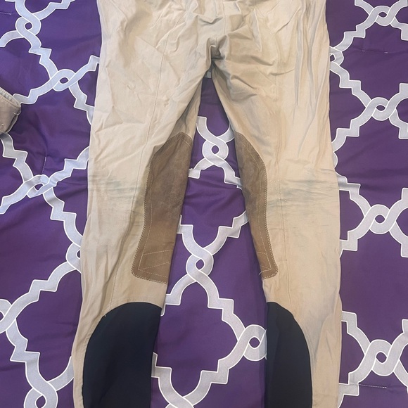 Tailored Sportsman Trophy Hunter Tan 30 Regular Sock Bottom Mid Rise front zip - Picture 3 of 4
